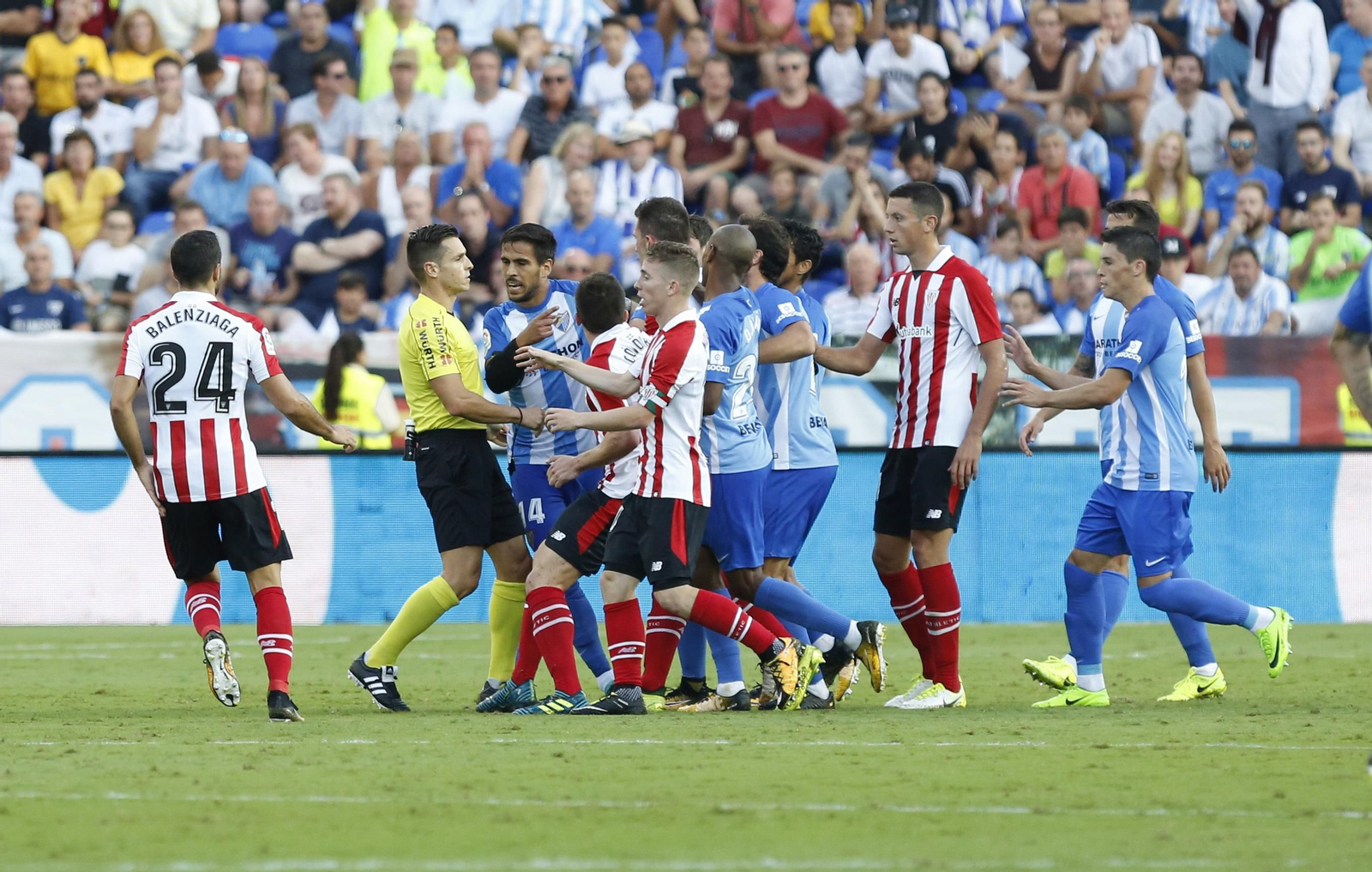 las imágenes del Málaga-Athletic de Bilbao