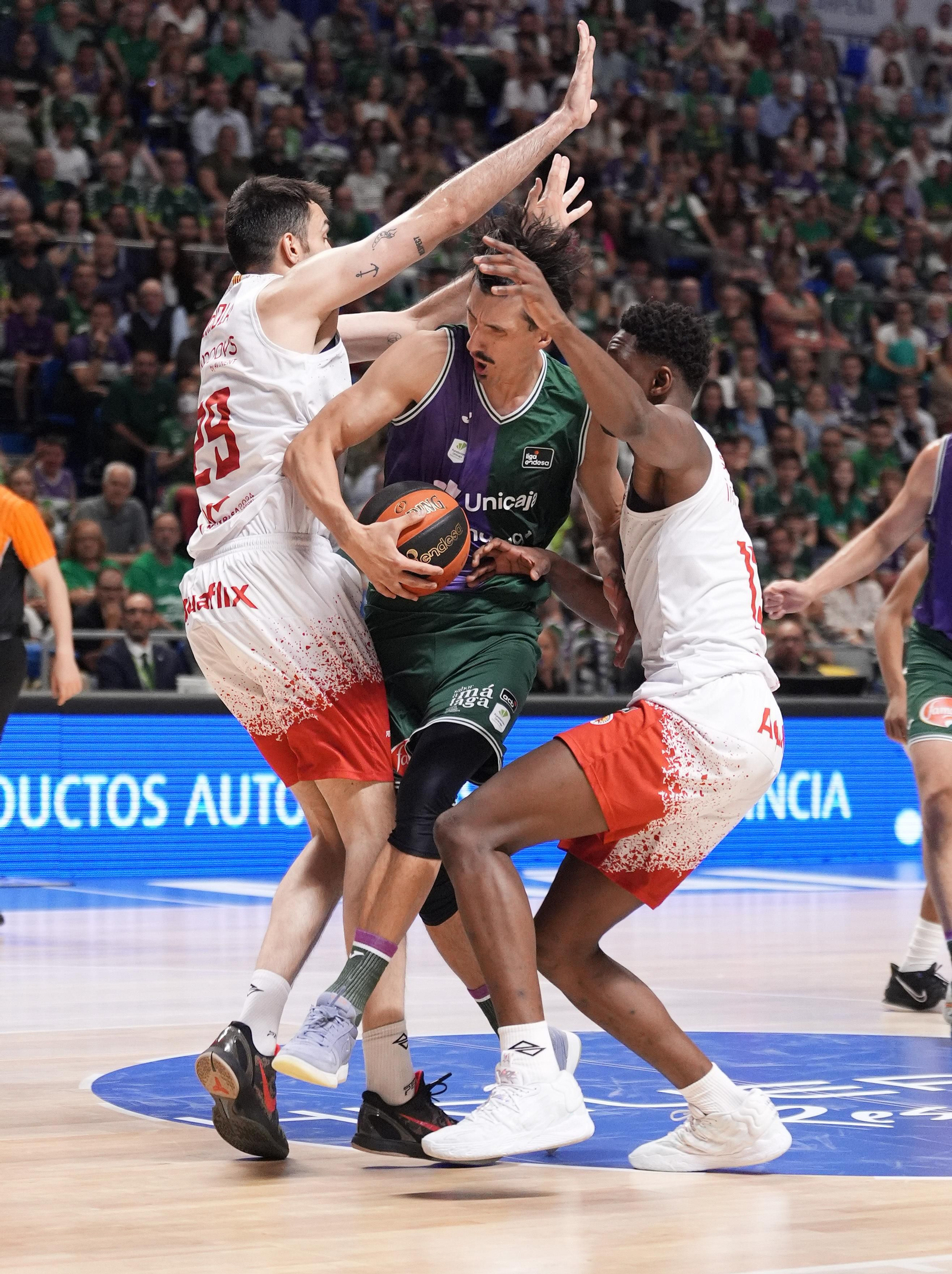 Imagen del partido de ida.