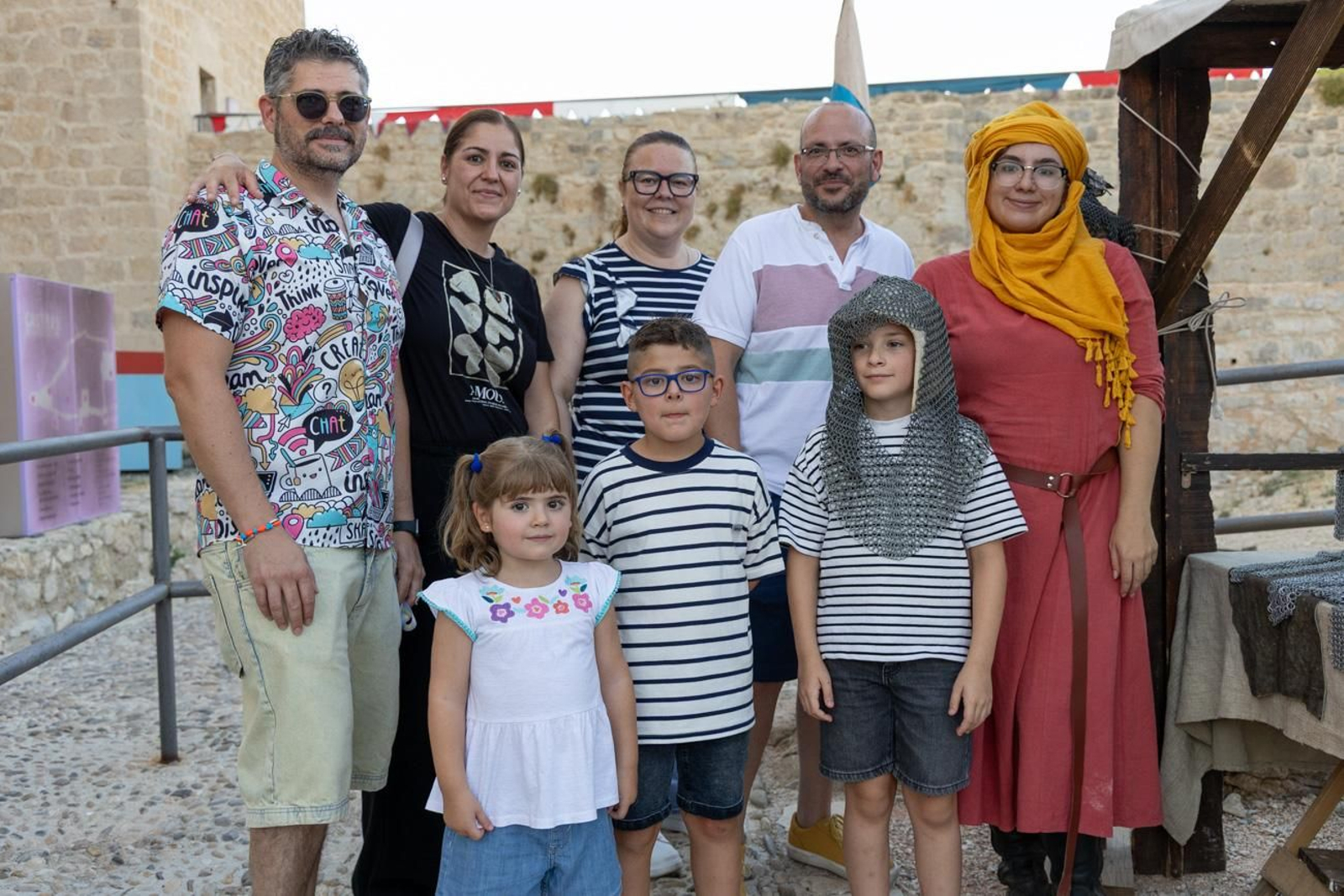 Moradores del Castillo de Jaén, recreación histórica de la Edad Media en el Cerro de Santa Catalina