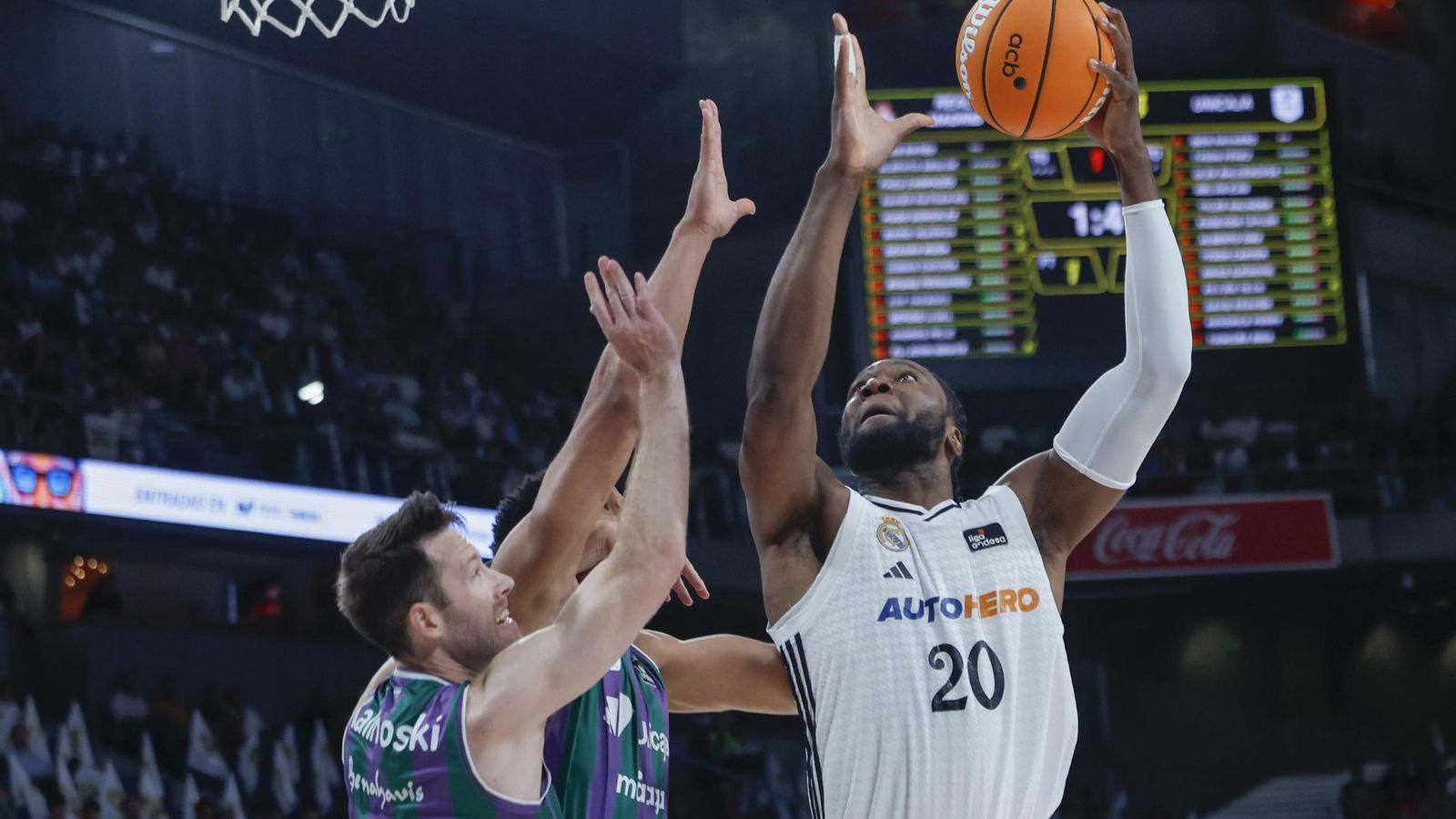 El Real Madrid-Unicaja, en fotos
