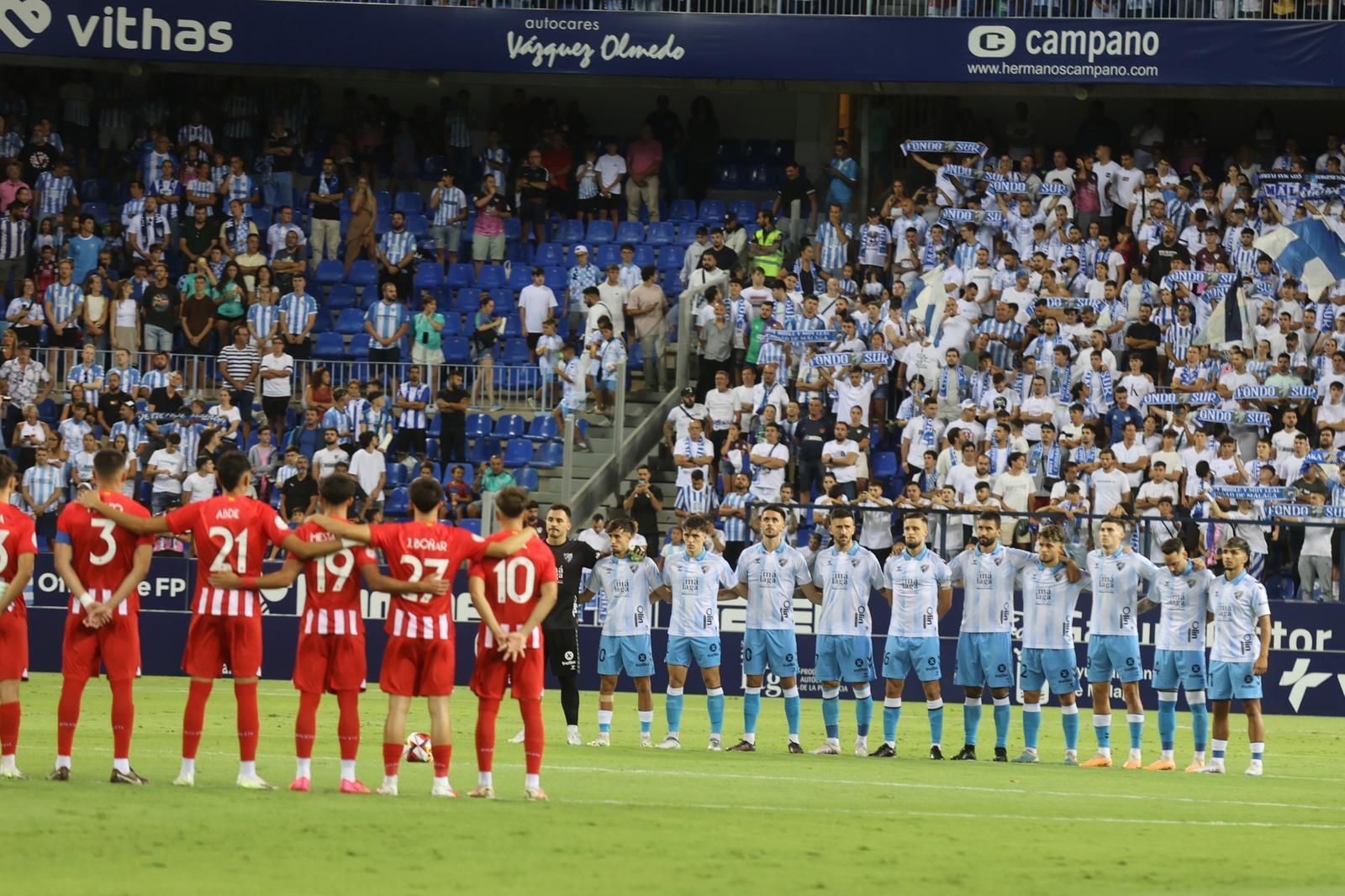El Málaga CF-Atlético de Madrid B, en fotos