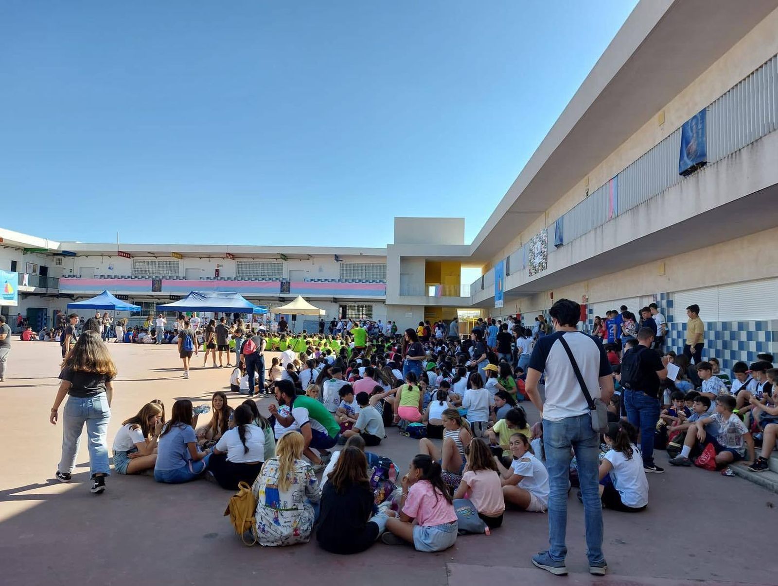 Los jóvenes disfrutaron de este encuentro en Huelva.
