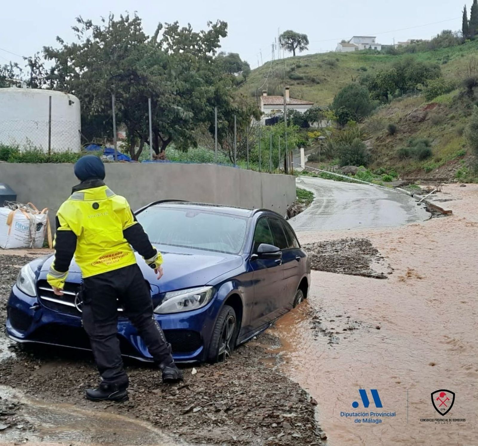 Imagenes de la provincia de Málaga tras el paso de la borrasca 'Jana'