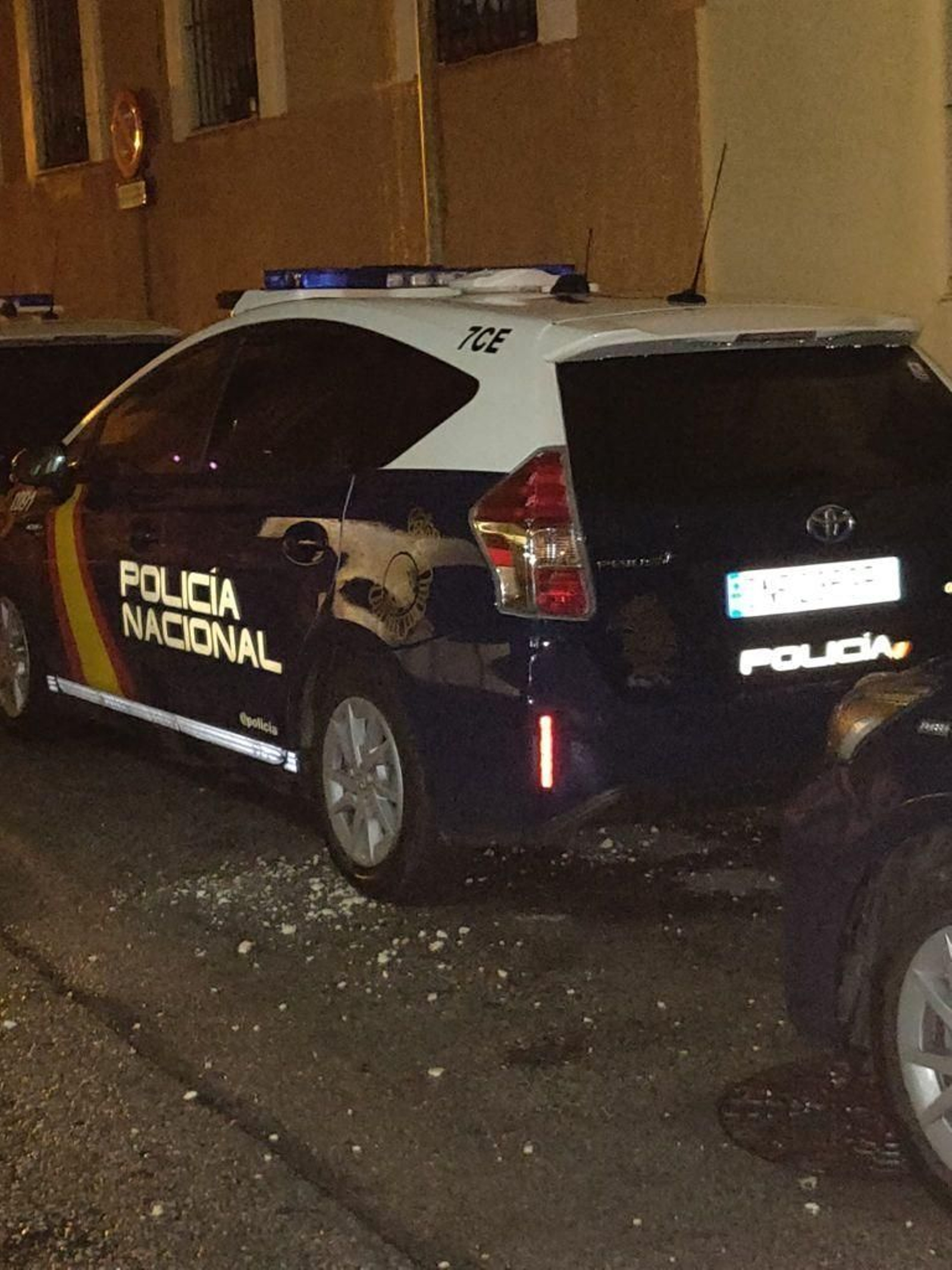Desperfectos en la Comisaría de la Policía Nacional de Cádiz