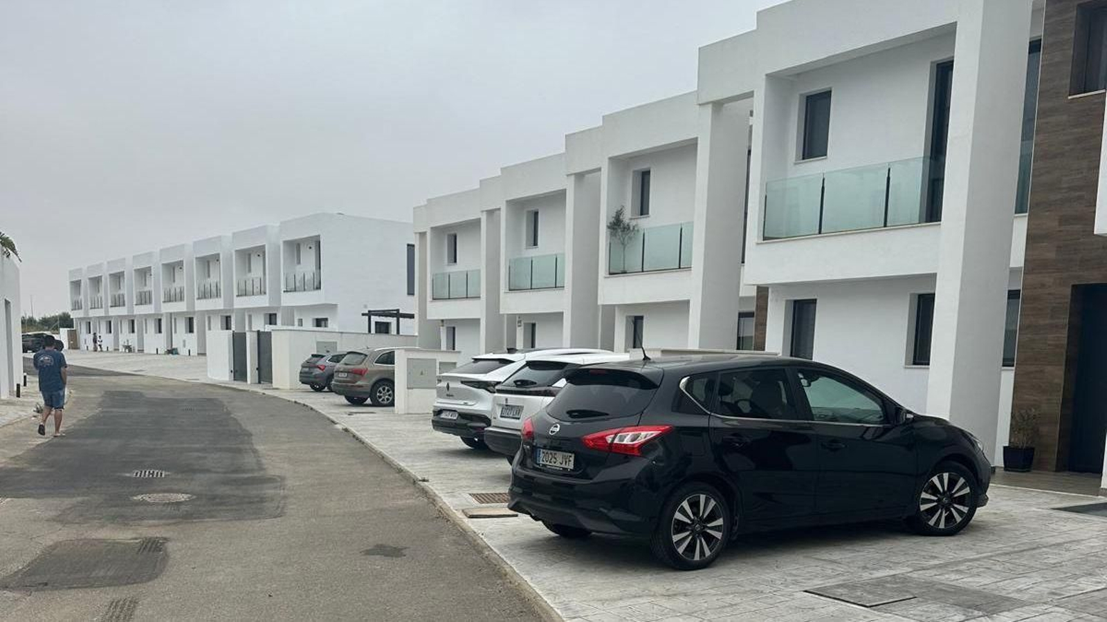 Viviendas residenciales en la zona de Villanueva afectadas por el corte de sumistro