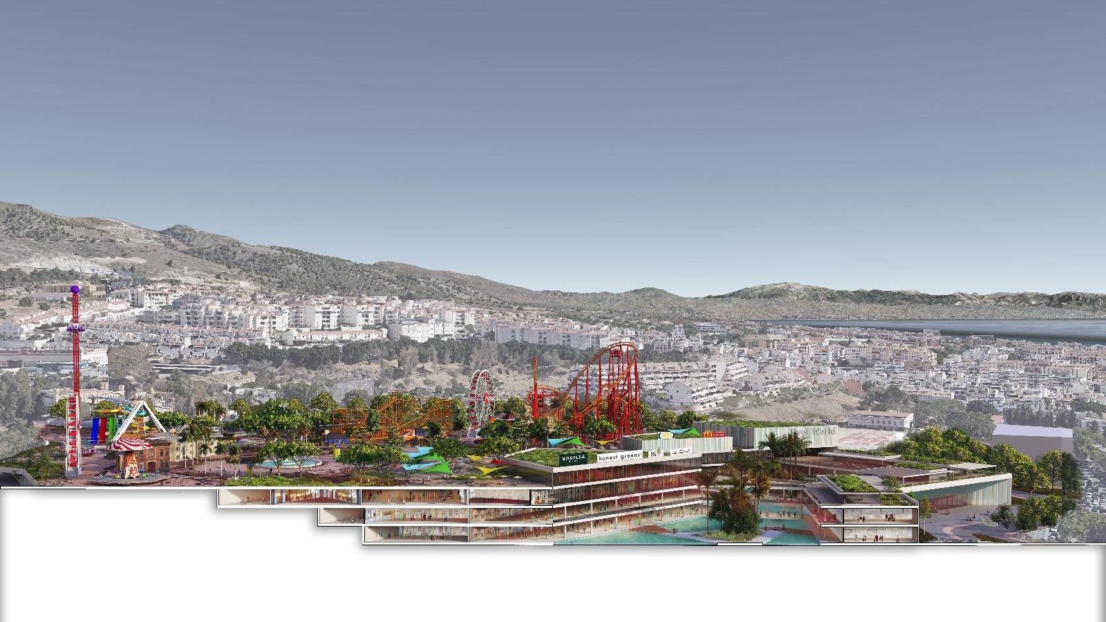 Una infografía del futuro Tivoli World.