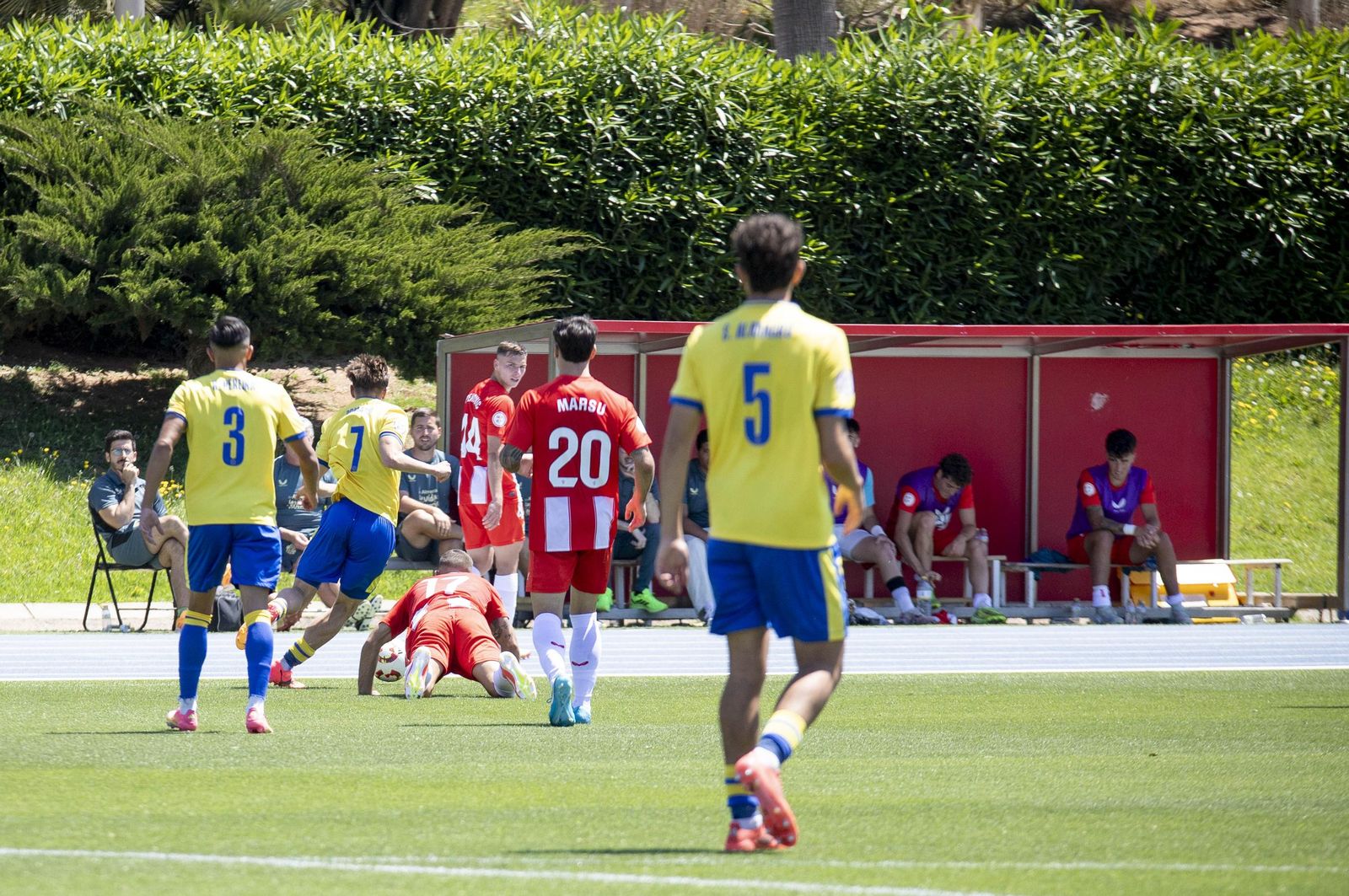Partido de Segunda RFEF entre el Almería B y el Cádiz Mirandilla