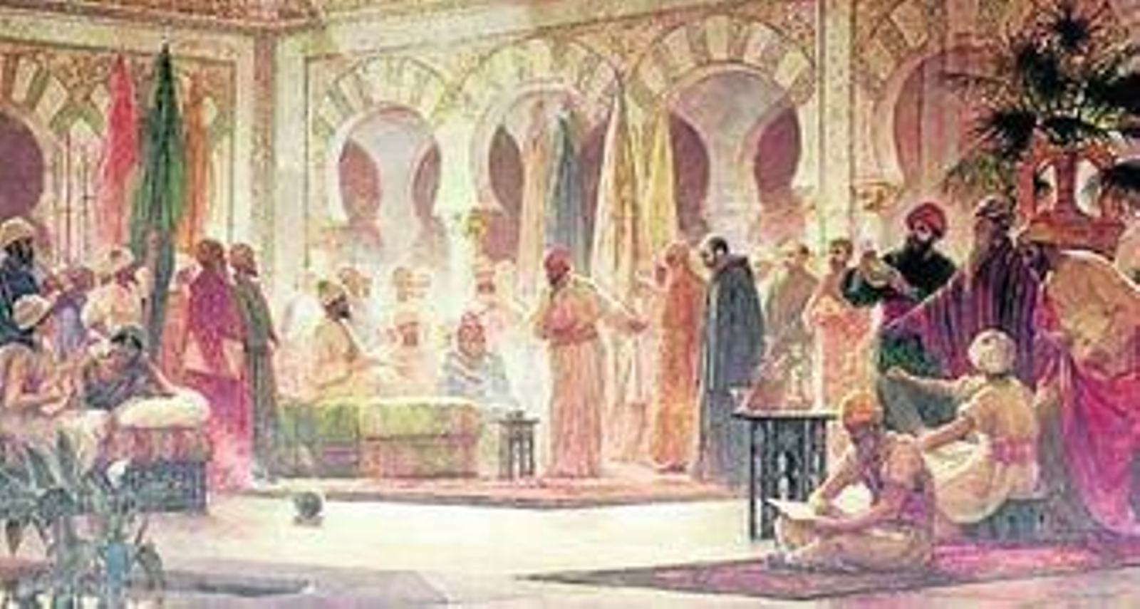 La corte de Abderramán III.