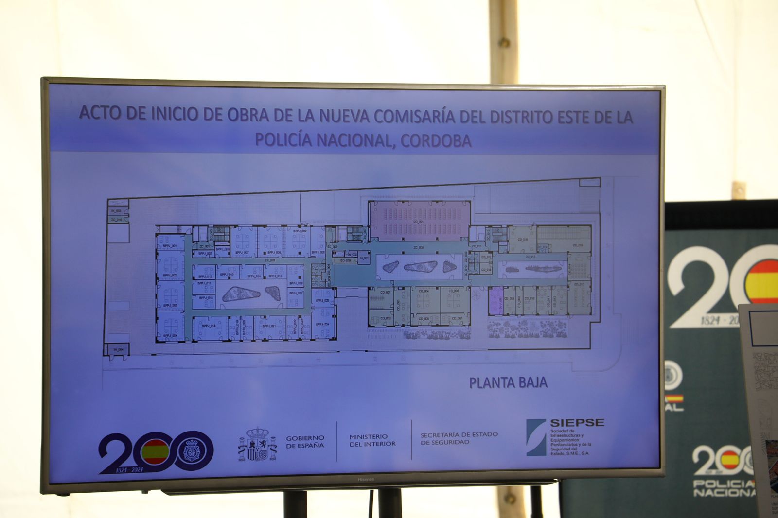 Comienzo de la construcción de la nueva comisaría de Policía Nacional de Córdoba, en imágenes