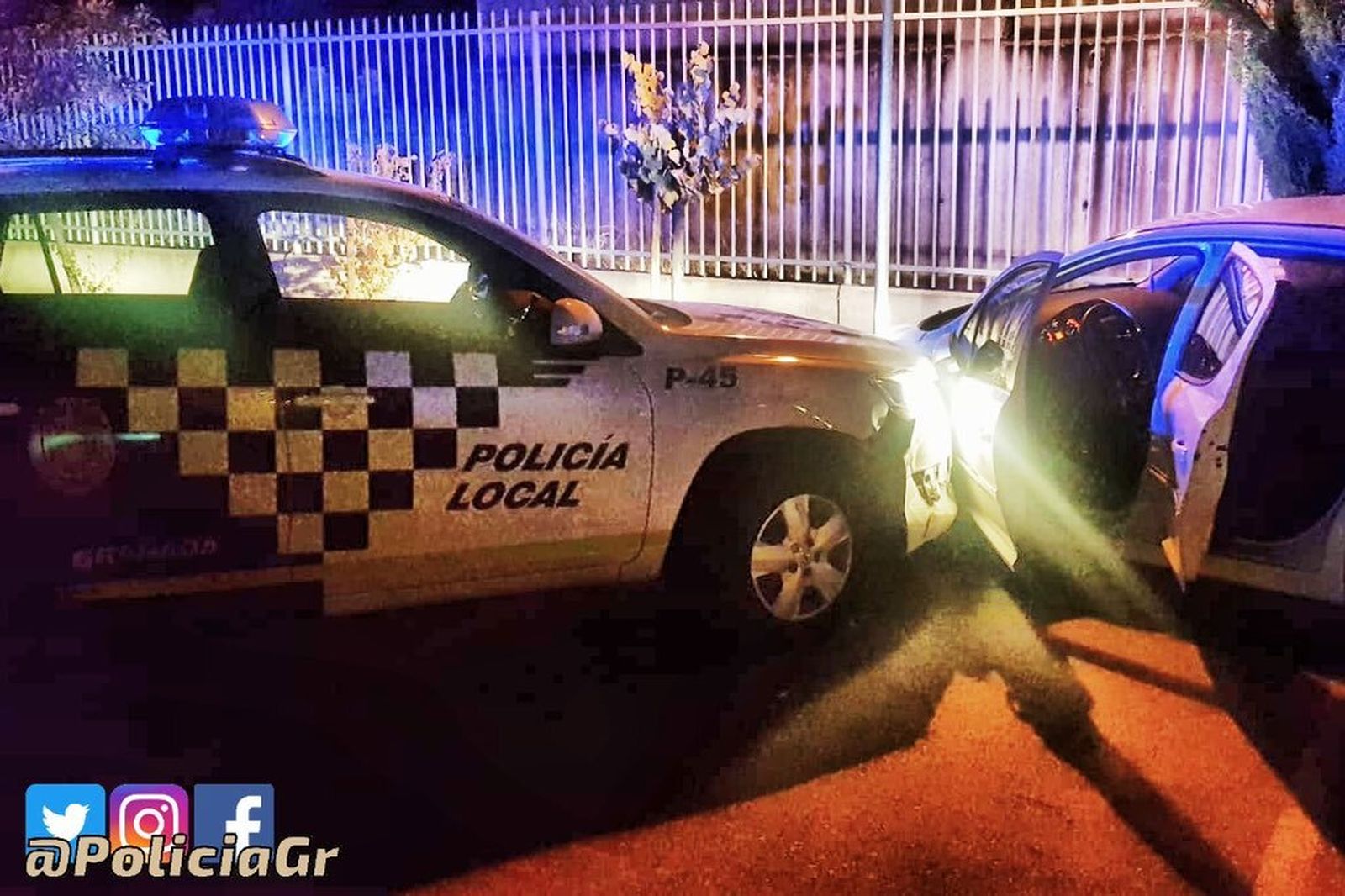 Un vehículo de la Policía Local.