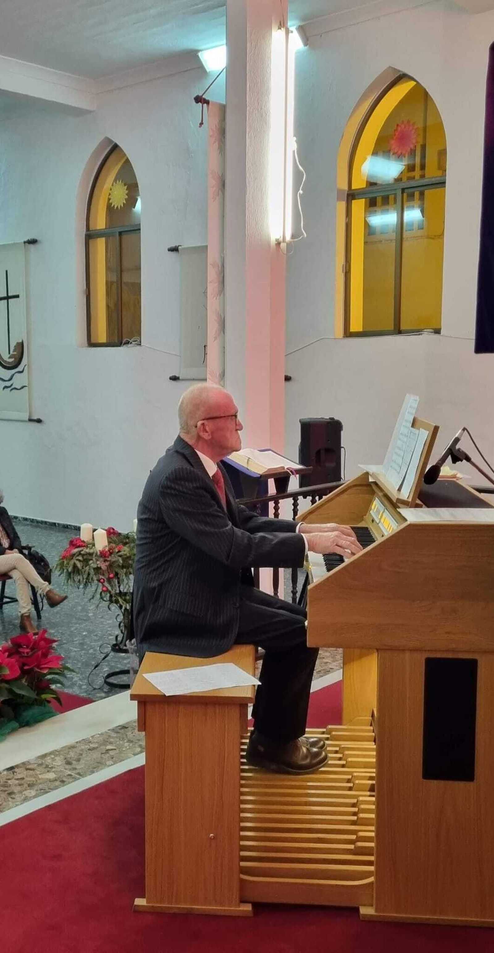 Concierto de órgano de Martin Bulthuis en la IEE El Buen Pastor de San Fernando.