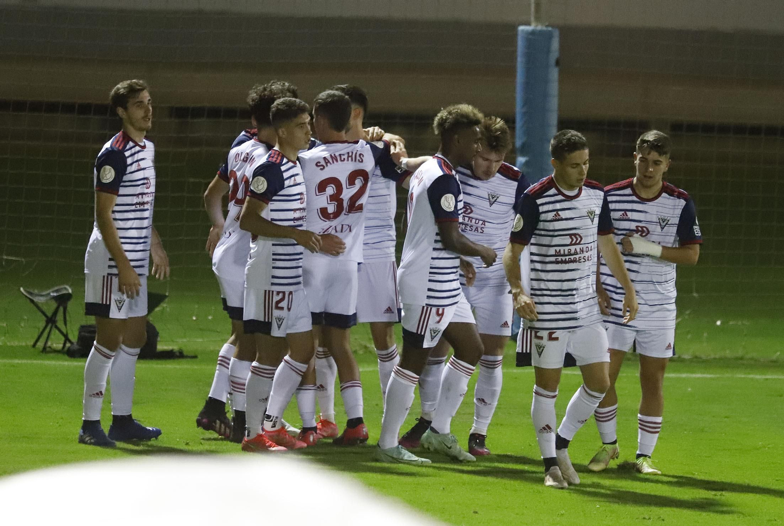 Imágenes del encuentro de Copa del Rey entre el San Roque de Lepe y el Mirandés