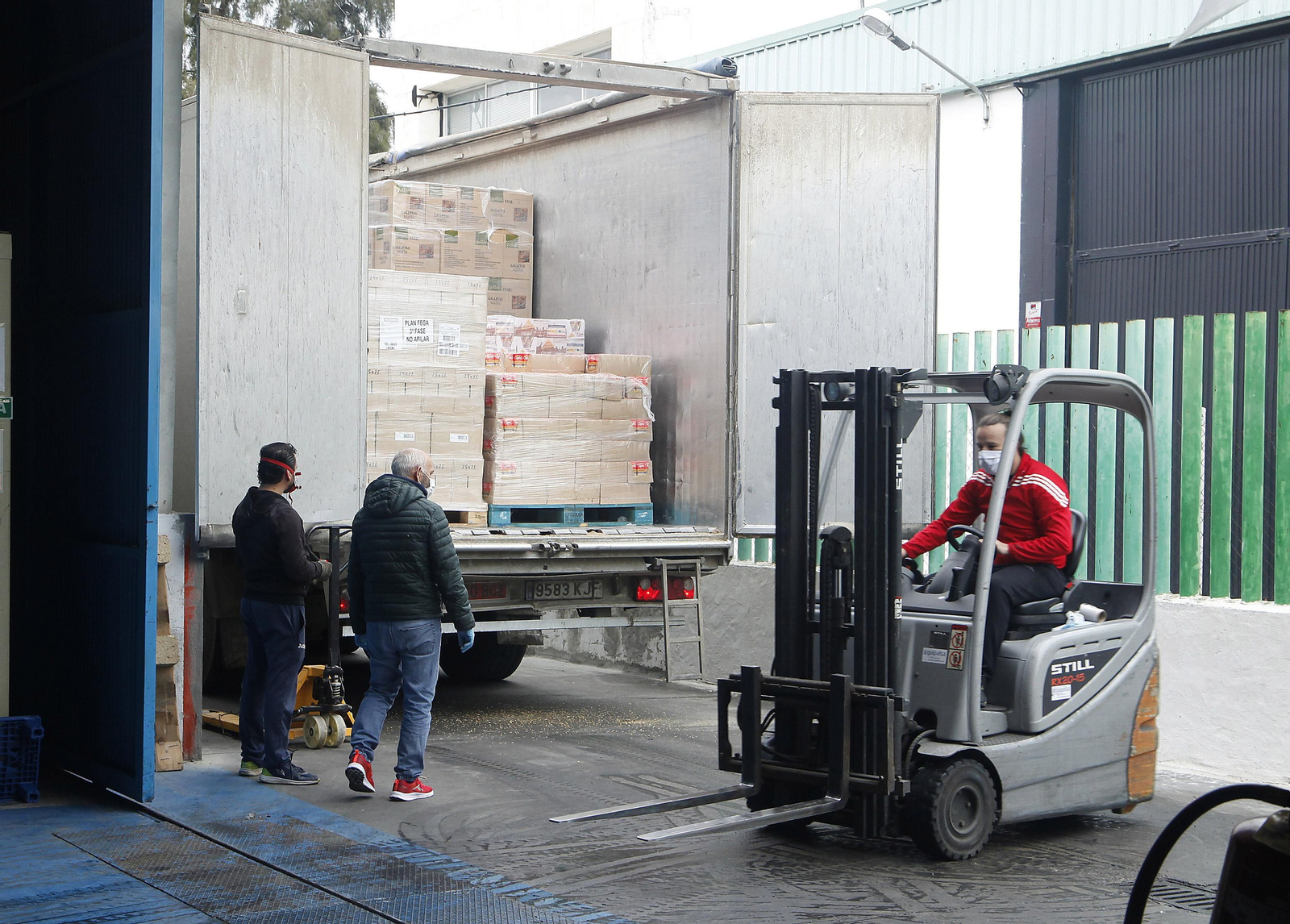 Banco de alimentos continúa su importante labor. Coronavirus