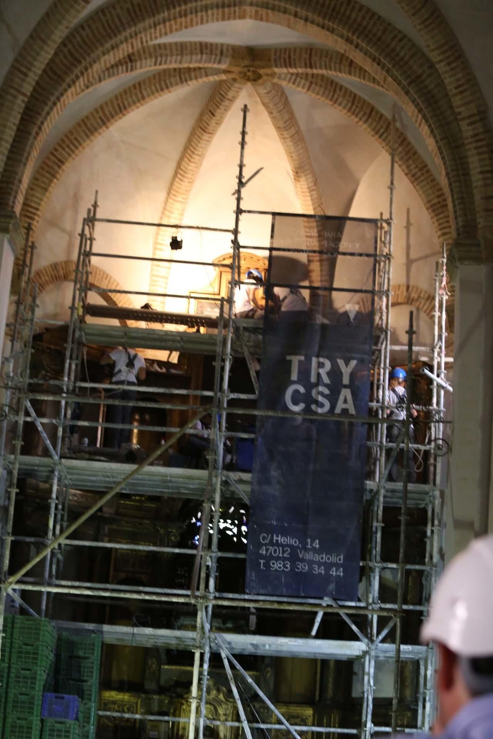 Visita guiada a las obras de la Iglesia de Santa Catalina