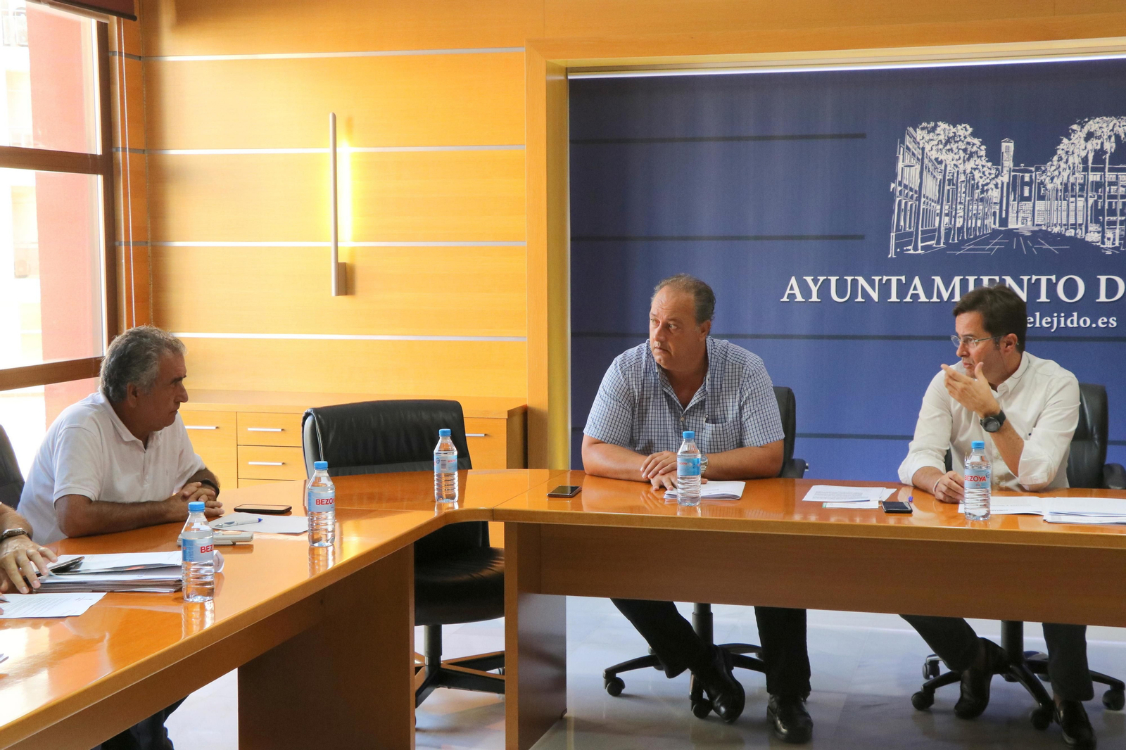 Parte del equipo de gobierno del Ayuntamiento de El Ejido.
