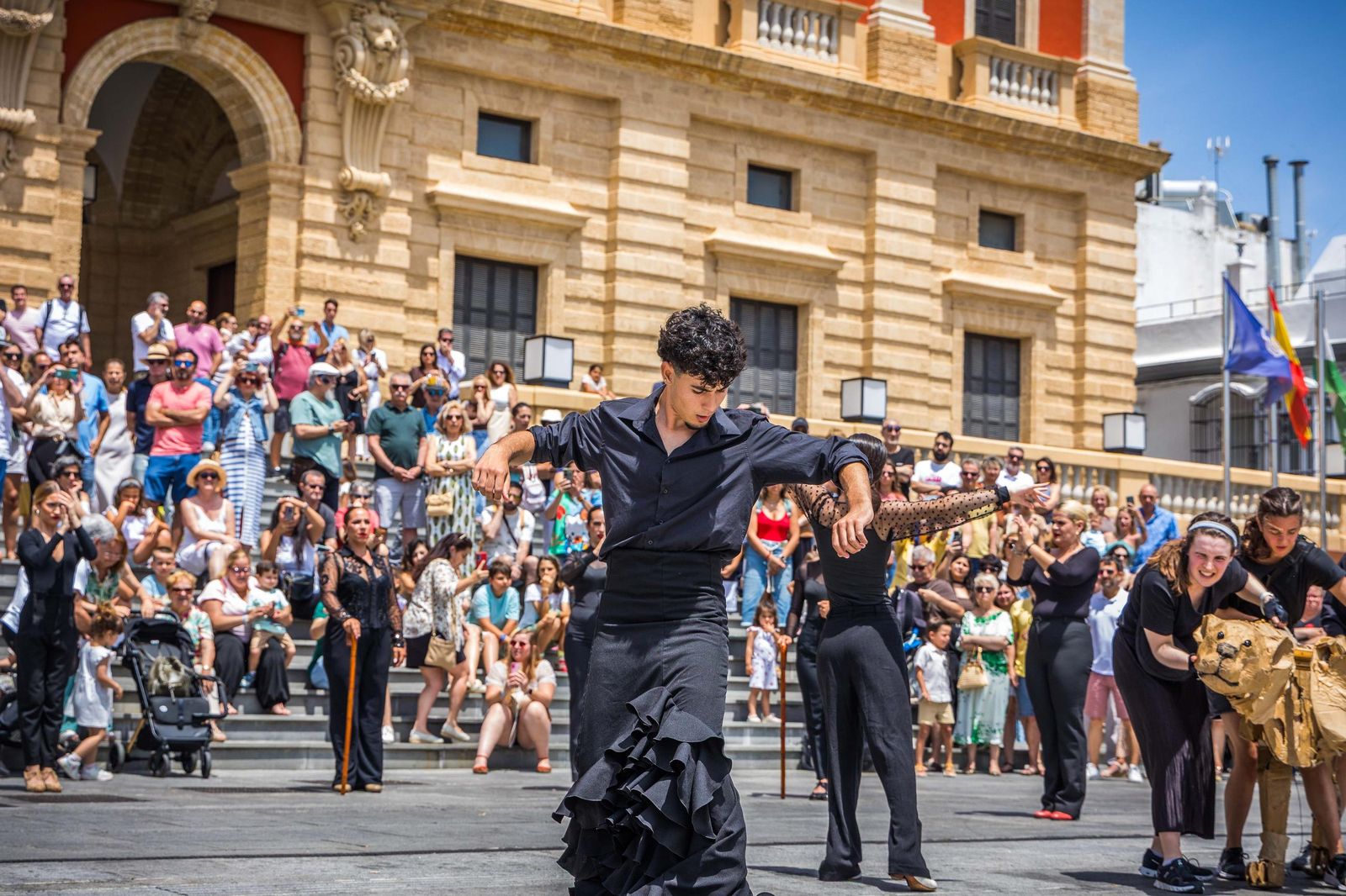 Las imágenes de 'La estampida' en San Fernando