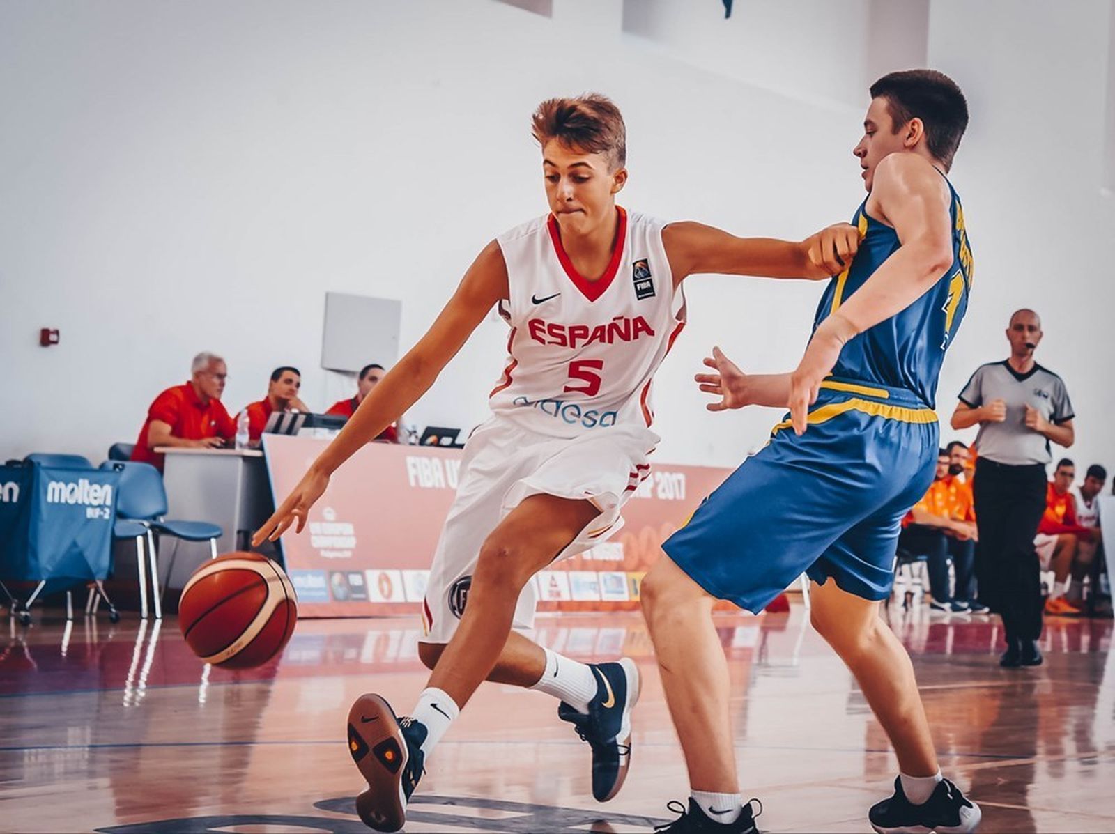 Alessandro Scariolo, en un encuentro con España en el verano anterior.