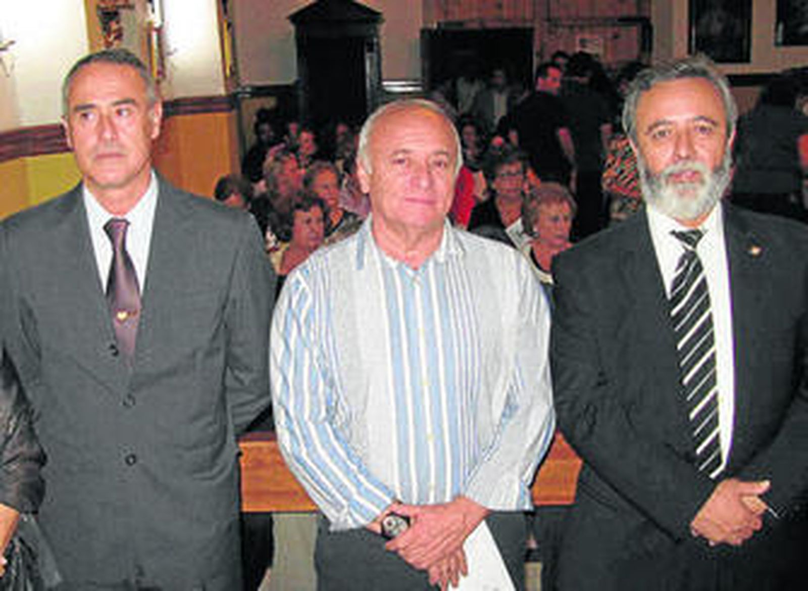 José Luis Salmerón, el alcalde de Enix Francisco Amate y Antonio Torres.