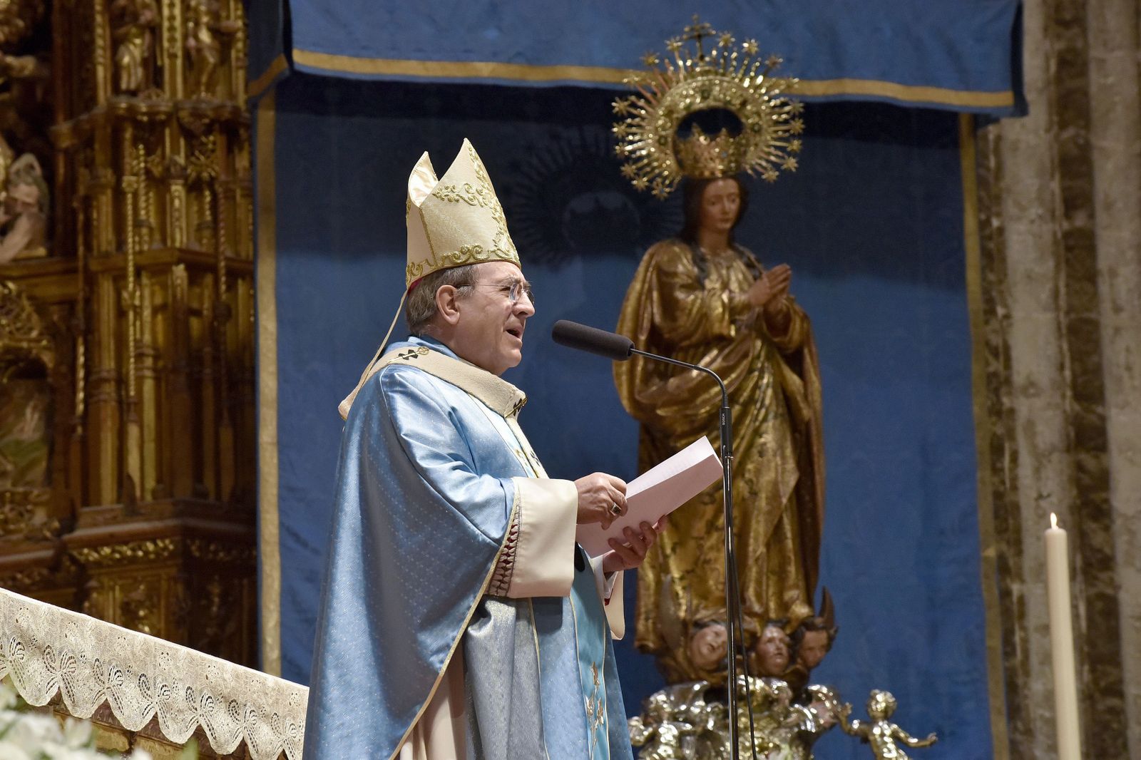 La misa en la Catedral por la Festividad de la Inmaculada, en imágenes