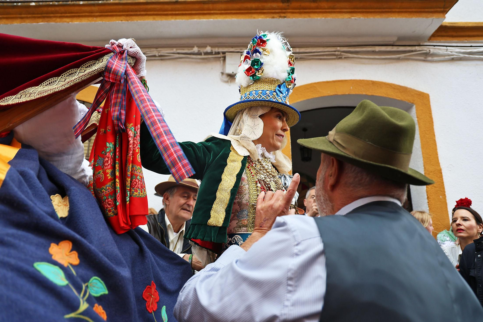 Las imágenes de la romería de San Benito Abad en el Cerro del Andévalo de Huelva
