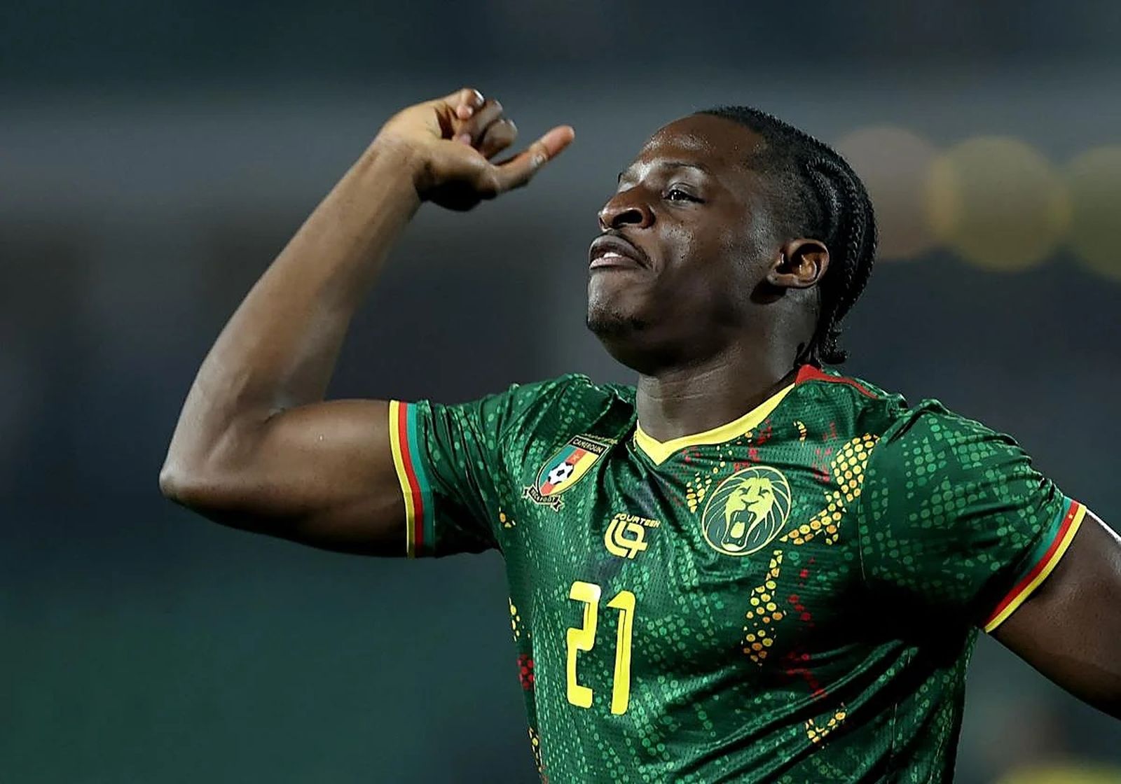 El ex cadista celebra su gol.