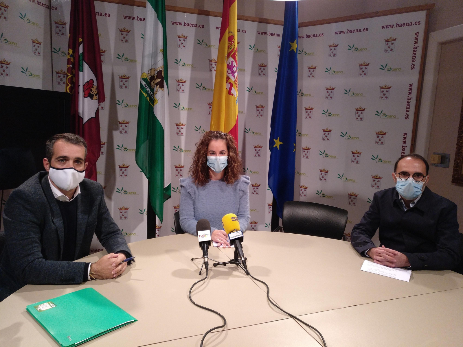 José Andrés García, Cristina Vidal y Alfonso Rojano.