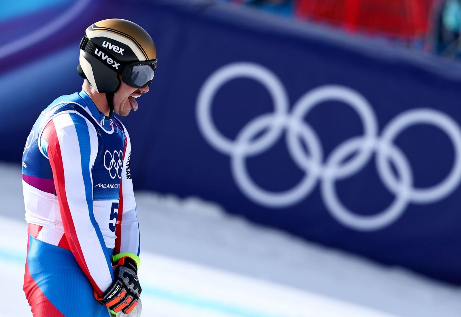 Las espectaculares fotos del descenso masculino en los Juegos Olímpicos de invierno