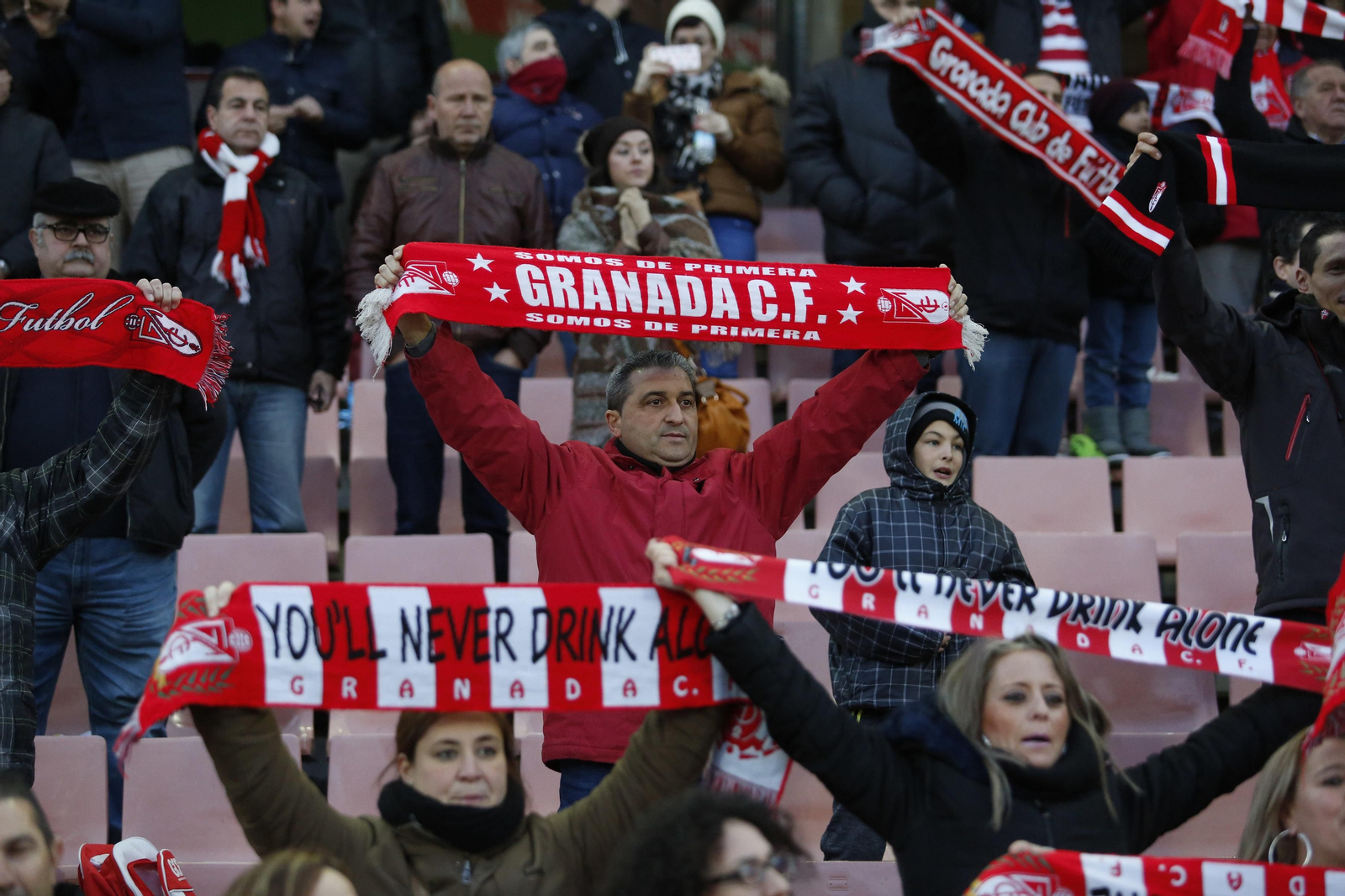 Las imágenes del Granada-Numancia