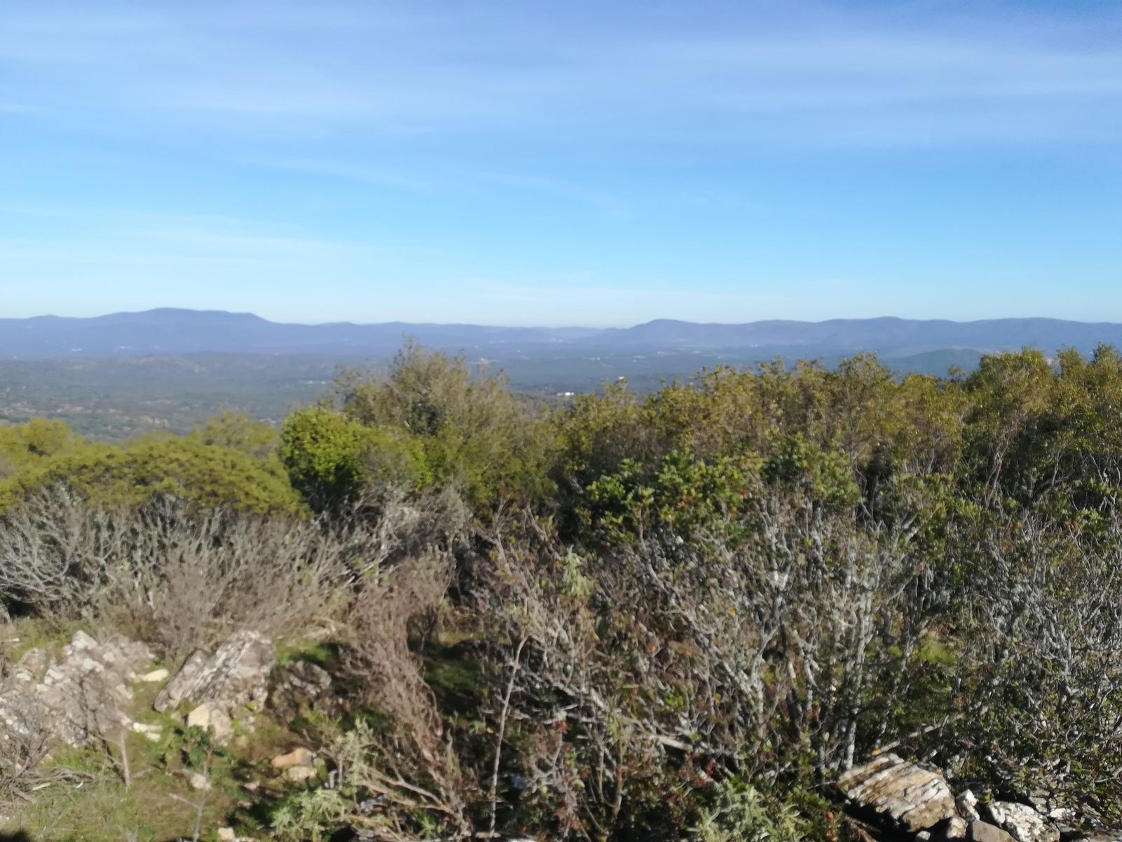 La subida al Mojón en Santa Olalla del Cala