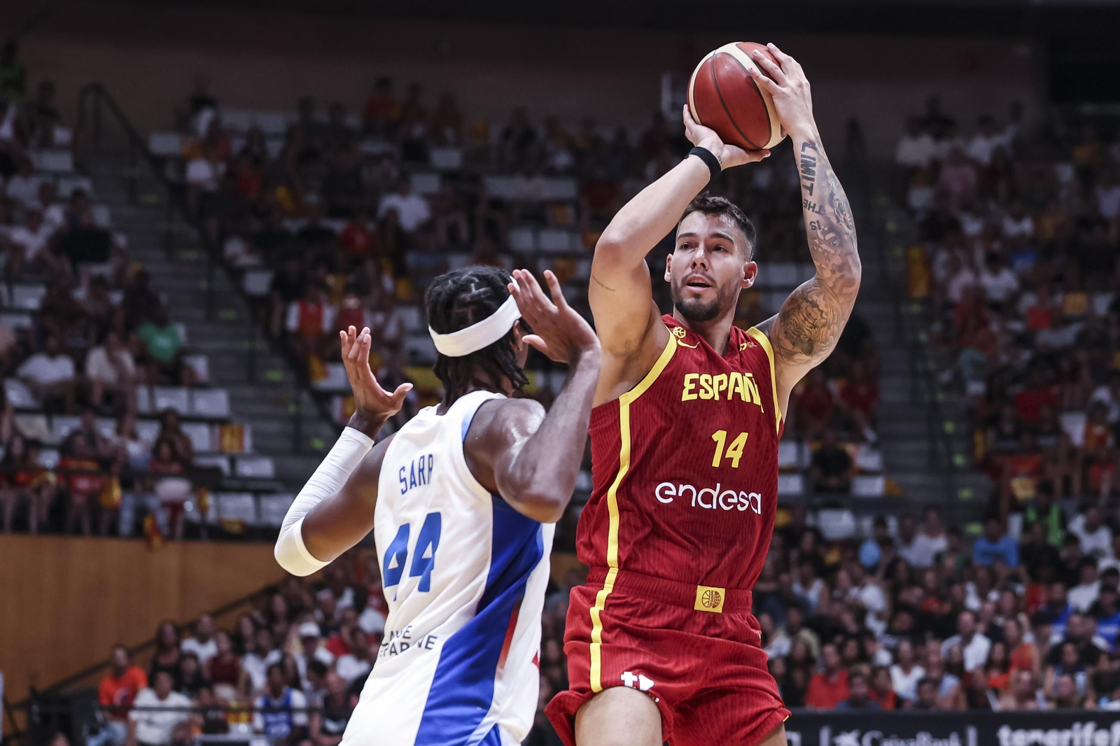 Las fotos del España - Francia de baloncesto