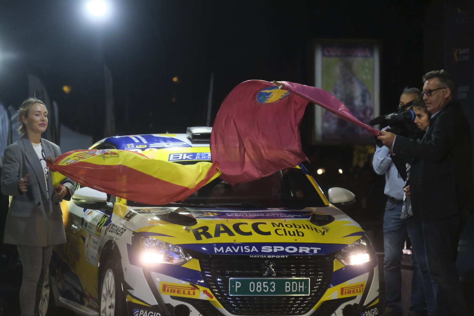 Así ha sido la ceremonia de salida del Rallye Sierra Morena 2023