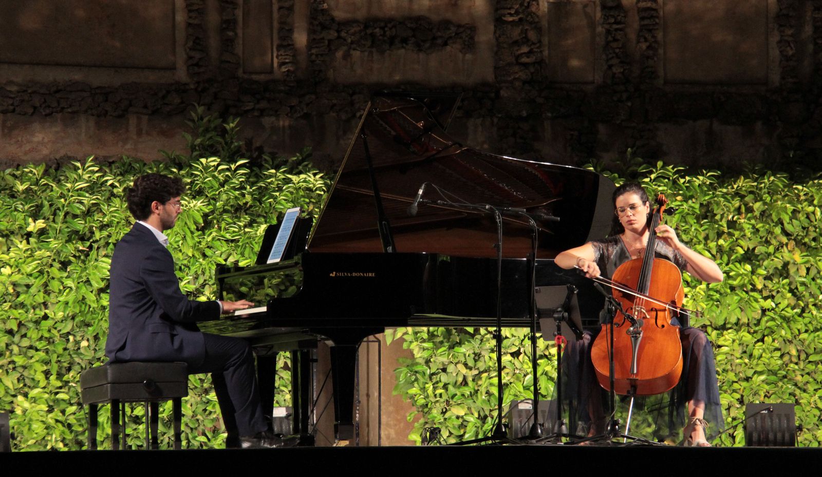 Rosa García Varela y Pepe Fernández en el Alcázar