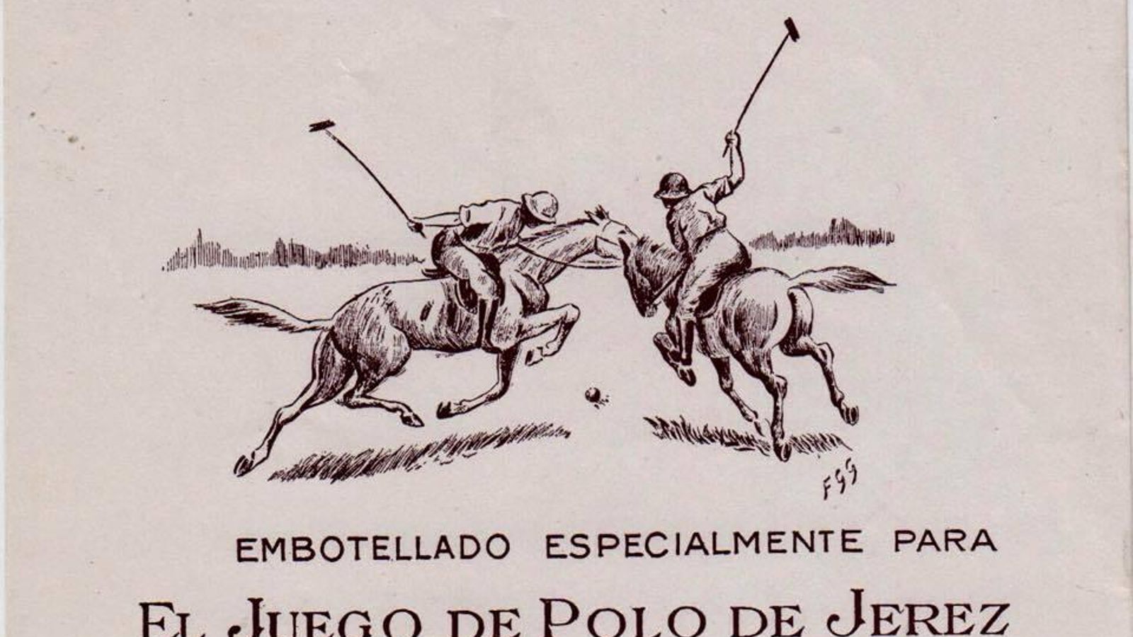 tiqueta de González Byass ‘No te cruces’ diseñada por Fernando González-Gordon.