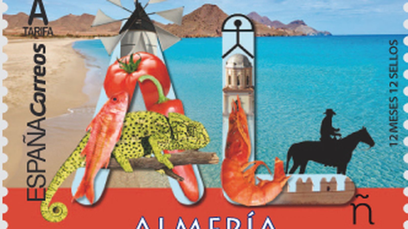 El sello de 'Correos' dedicado a la provincia de Almería