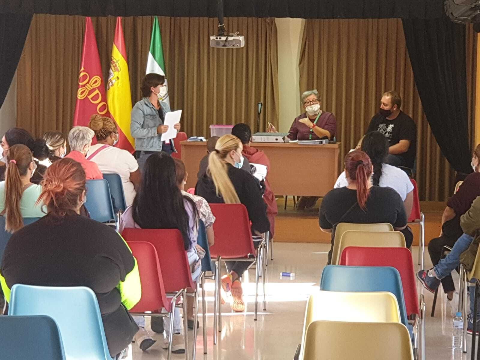 El sorteo celebrado en el Polígono Sur.