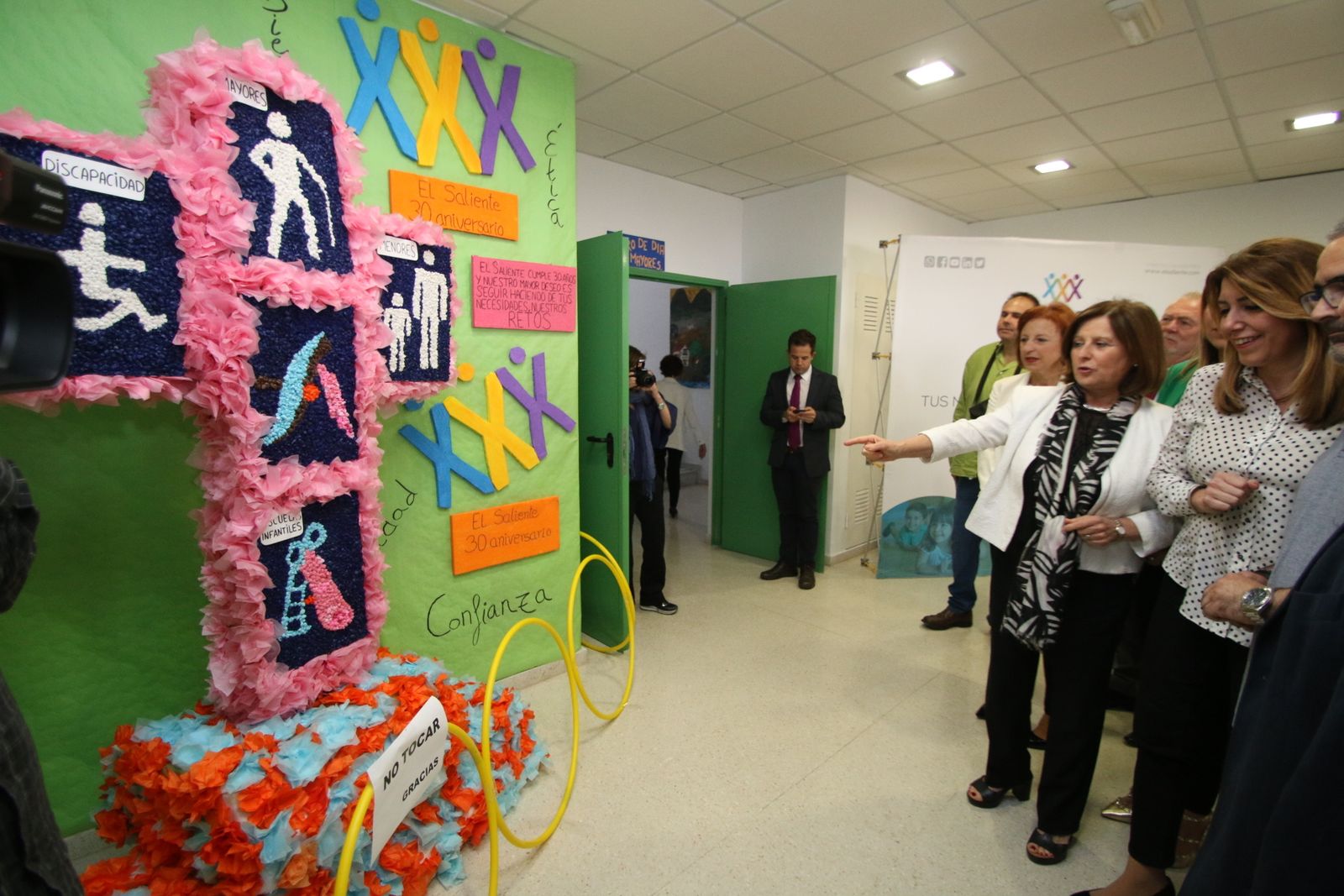 Las imágenes de la visita de Susana Díaz a Almería