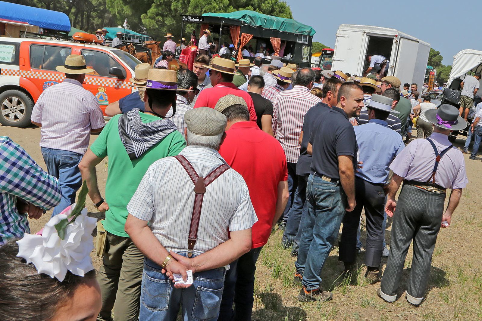 Las imágenes de la segunda jornada de camino de la Hermandad de Jerez