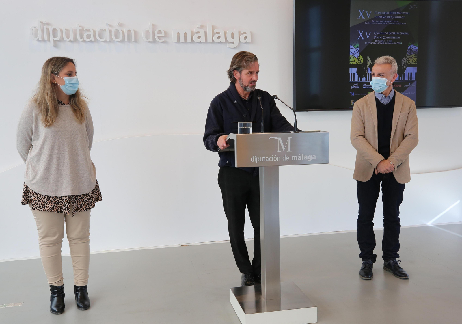Presentación del concurso de piano en la Diputación de Málaga. Presentación del concurso de piano en la Diputación de Málaga.