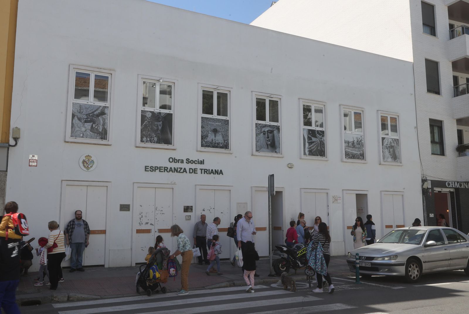 Las instalaciones que ocupa la Esperanza de Triana para su obra social en el Corral de la Encarnación.