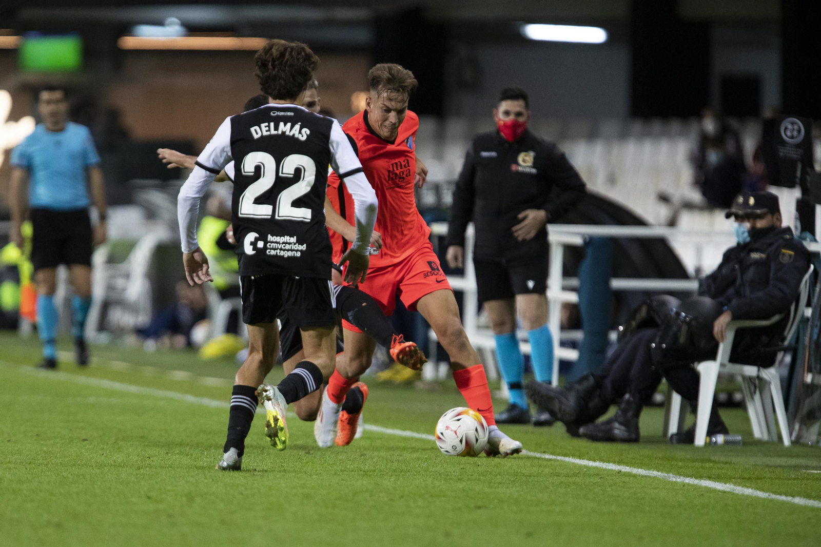 El Cartagena-Málaga CF, en fotos