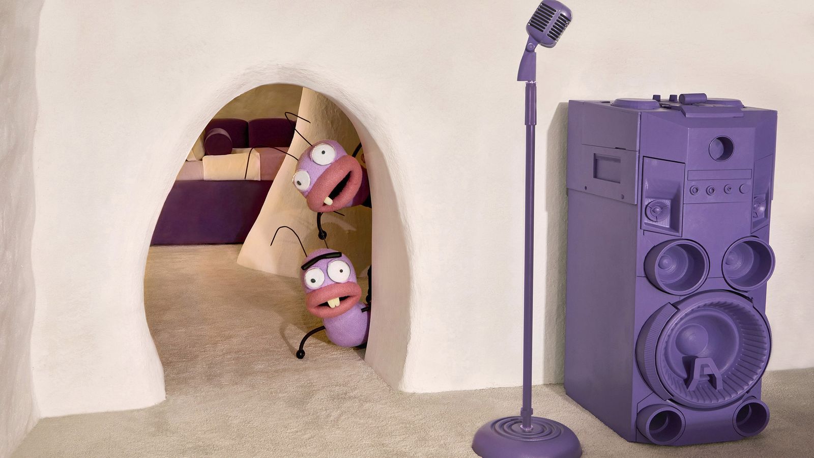 Trancas y Barrancas en una de las estancias de su casa