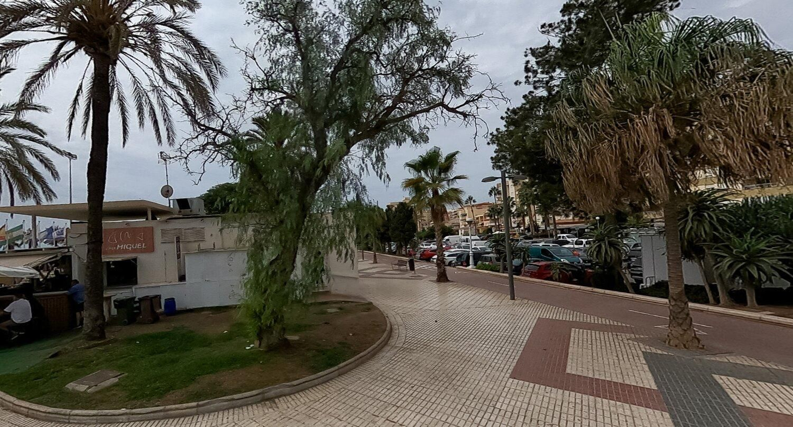 Supuesto lugar del incidente en Torre del Mar