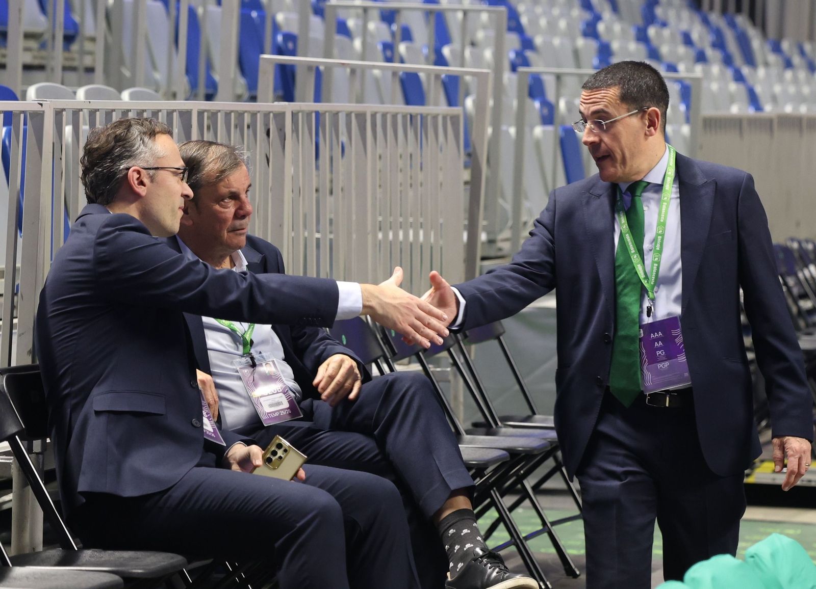 Asier Alonso, Juanma Rodríguez y Paco Sáez.