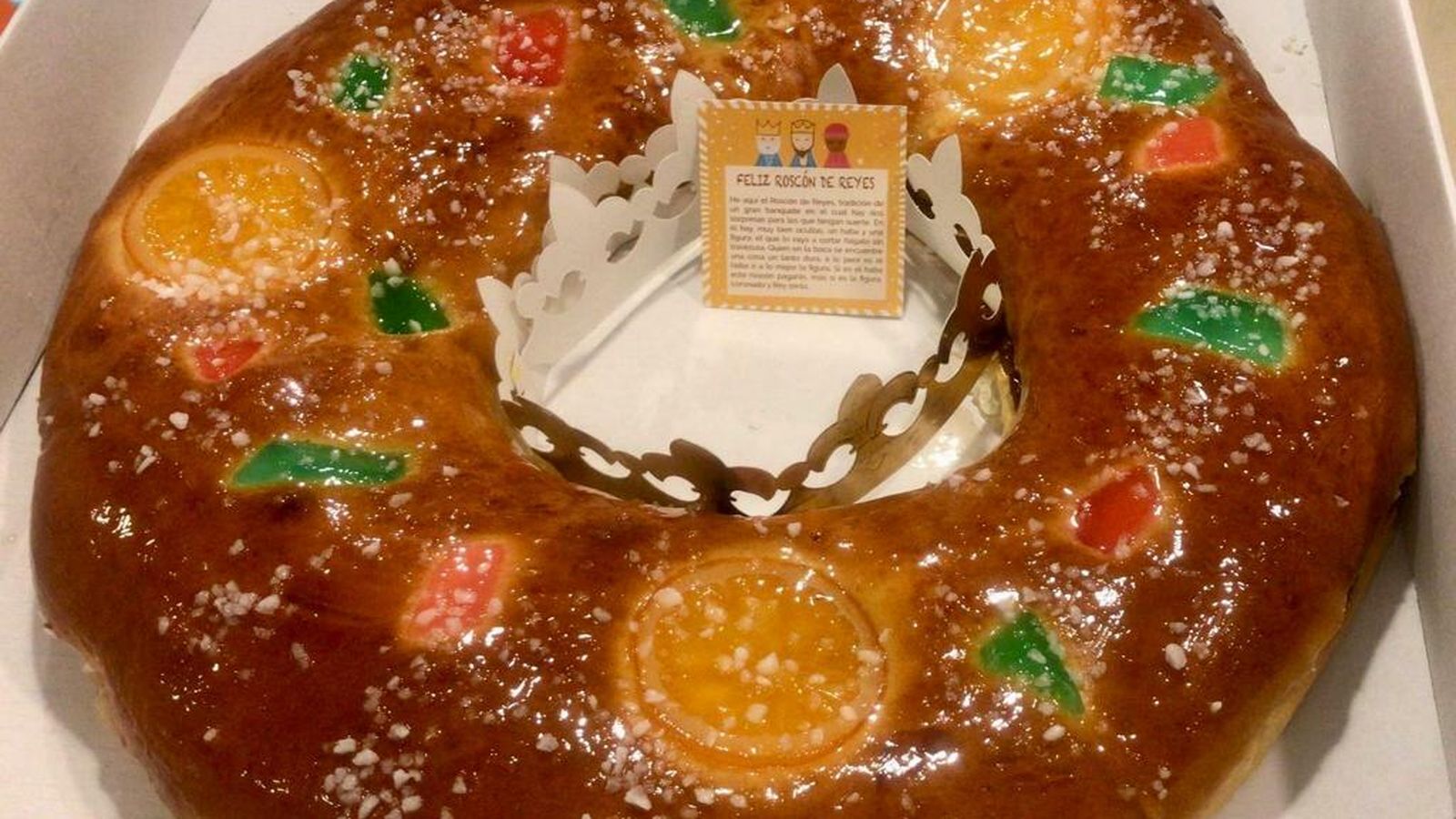 Roscón de la Pastelería La Esperanza.