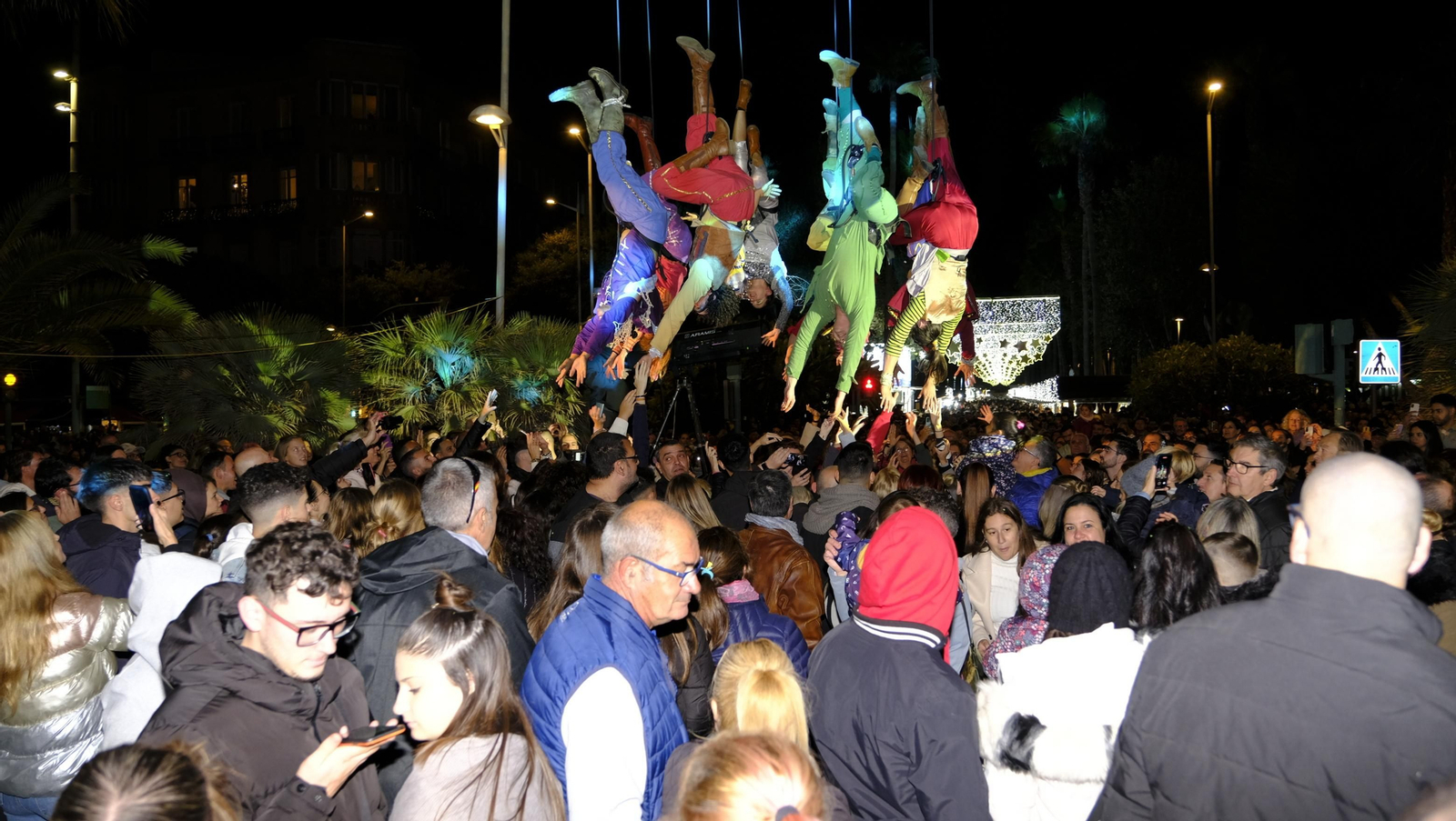 Imágenes del inicio de la Navidad en Almería