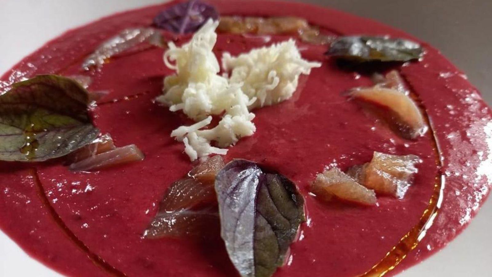 Gazpacho de cerezas