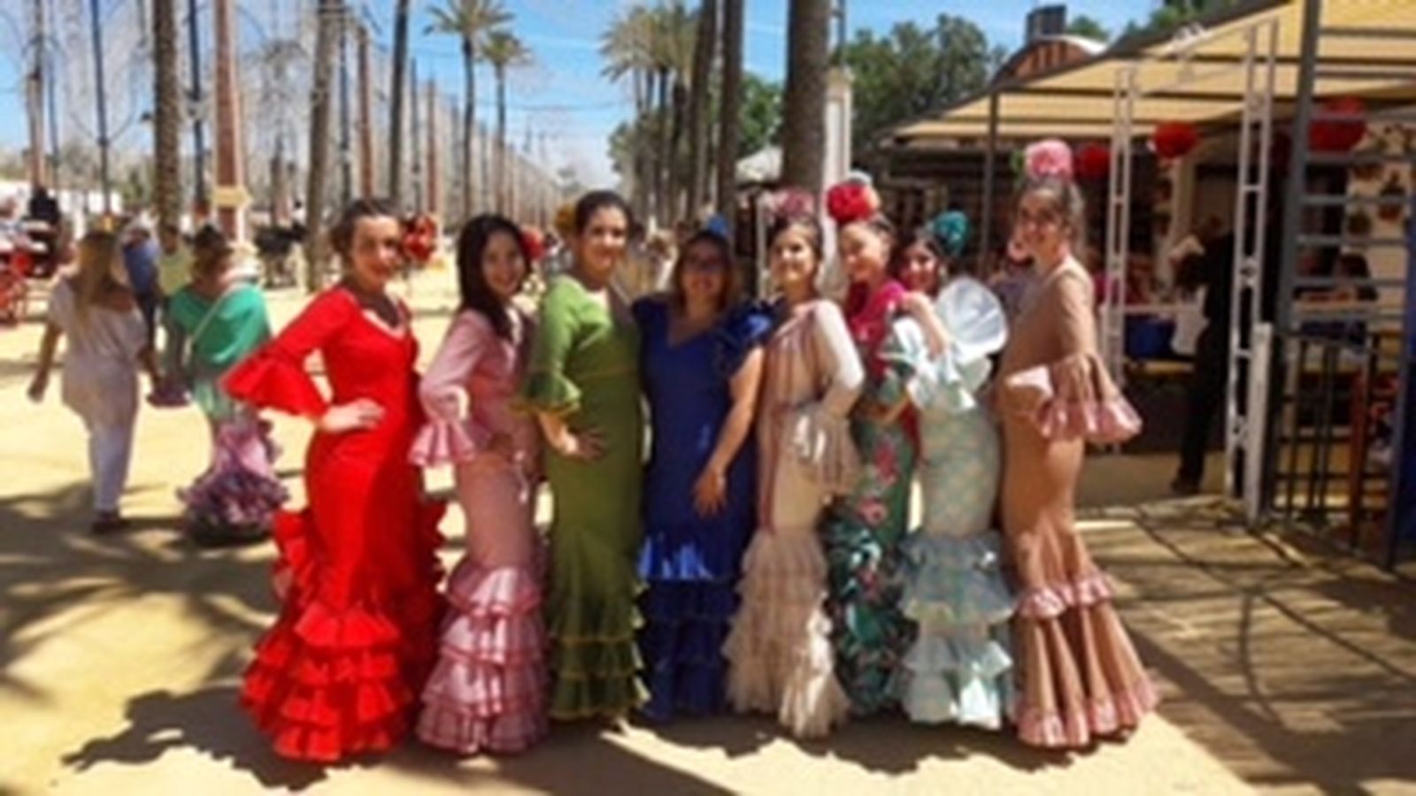 Un grupo de alumnas del instituto Padre Luis Coloma.