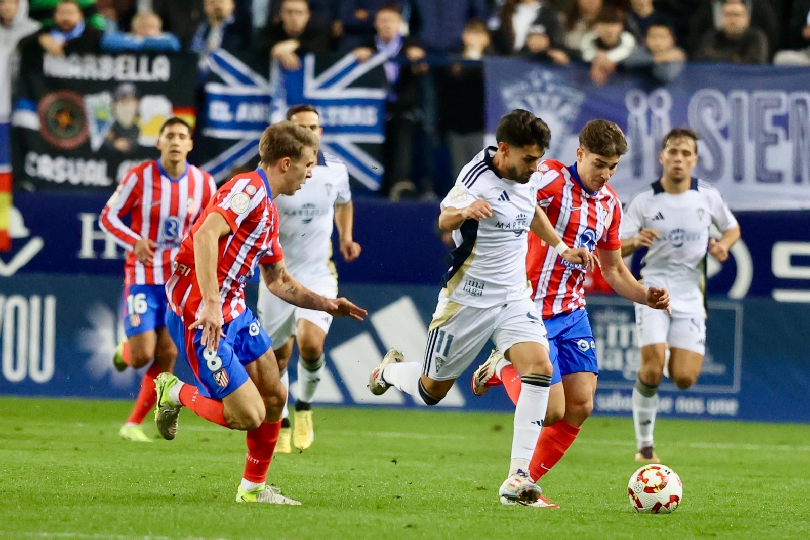 El Marbella-Atlético de Madrid, en fotos