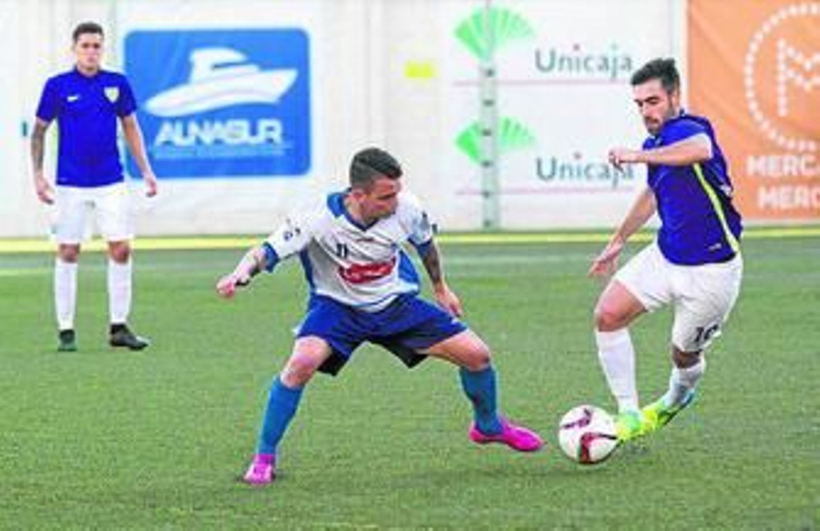 Un partido del Malagueño de esta temporada, en El Palo.