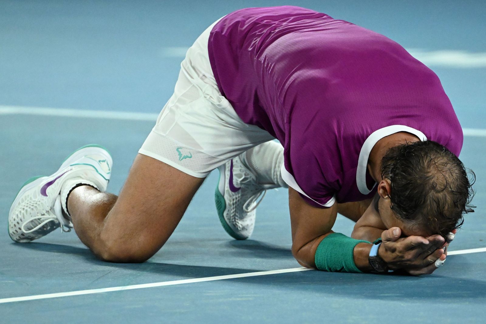 Las imágenes del histórico triunfo de Nadal sobre Medvedev (y 8)